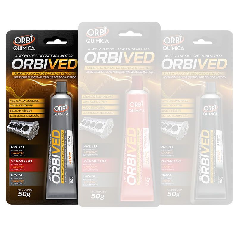OrbiVed Selante Neutro - Alta Temperatura Cinza